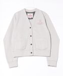 美品 ヴィヴィアンウエストウッド オーブプリント コットンカーディガン ゆったり Vivienne Westwood（ヴィヴィアンウエストウッド）の「ｵｰｶﾞﾆｯｸｺｯﾄﾝﾍﾋﾞｰ
