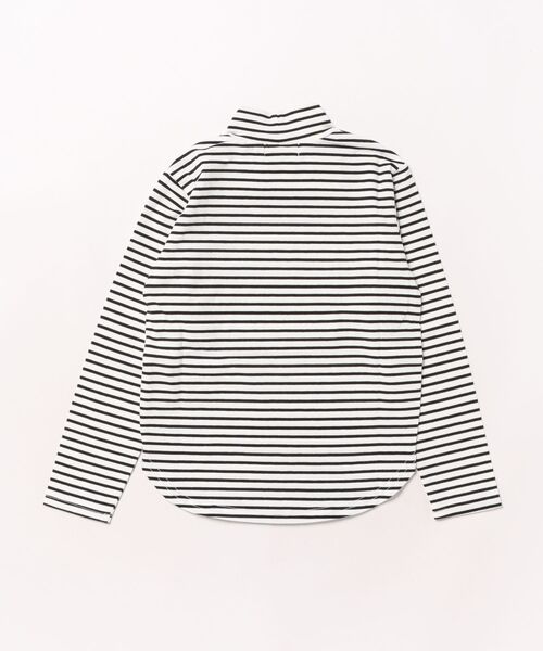 undeny.(アンディニ-)の「undeny/アンディニー ボーダープチハイネック L/S Tシャツ(Tシャツ/カットソー・キッズ・ブラック/ブラック系その他2・M/L/XL)」の14枚目の写真
