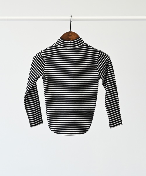 undeny.(アンディニ-)の「undeny/アンディニー ボーダープチハイネック L/S Tシャツ(Tシャツ/カットソー・キッズ・ブラック/ブラック系その他2・M/L/XL)」の9枚目の写真