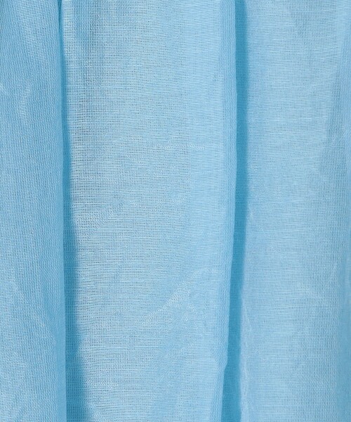 caban（キャバン）の「コットンシルクオーガンジー ロングスカート（スカート・レディース・ライトブルー/ネイビー・S/XS）」の4枚目の写真