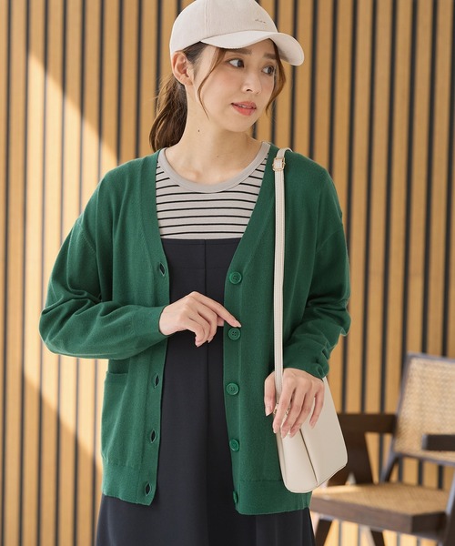 CINEMA CLUB(シネマクラブ)の「オーガニックUネックT(Tシャツ/カットソー・レディース・レッド系その他/ブラック×ベージュ/ブラック/ブラウン系/ネイビー系・L/LL/M)」の17枚目の写真