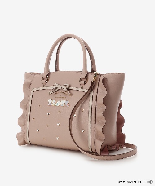 SAMANTHAVEGA（サマンサベガ）の「【ニャニィニュニェニョンコレクション】フラッター（小）（ハンドバッグ・レディース・ベージュ・FREE）」の7枚目の写真