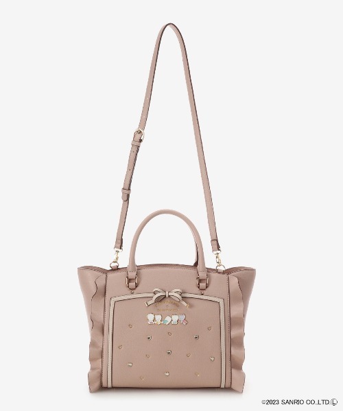 SAMANTHAVEGA（サマンサベガ）の「【ニャニィニュニェニョンコレクション】フラッター（小）（ハンドバッグ・レディース・ベージュ・FREE）」の2枚目の写真