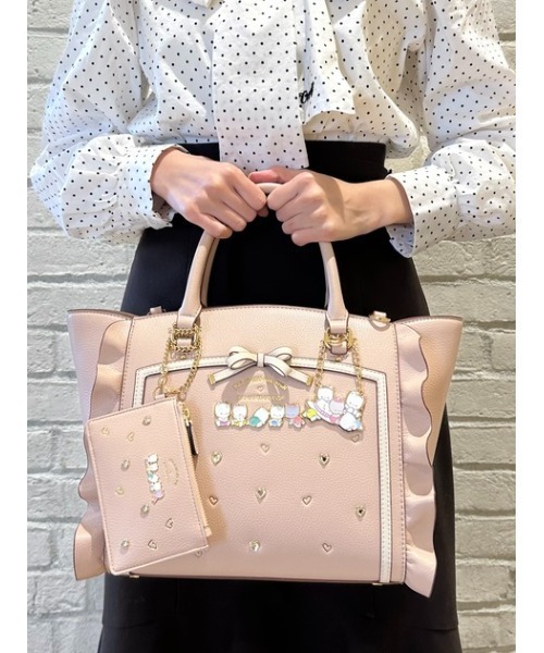 SAMANTHAVEGA（サマンサベガ）の「【ニャニィニュニェニョンコレクション】フラッター（小）（ハンドバッグ・レディース・ベージュ・FREE）」の12枚目の写真