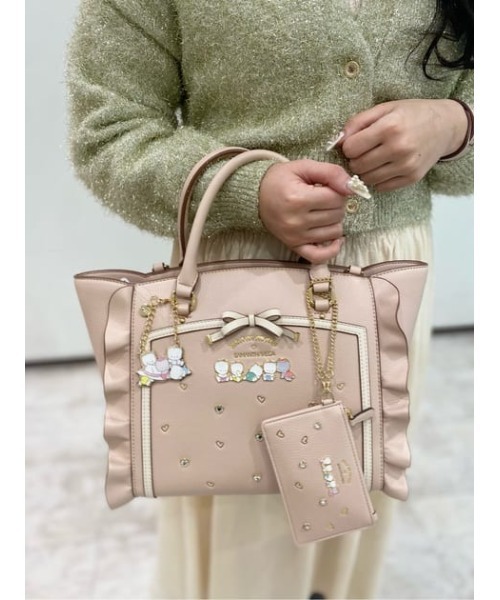 SAMANTHAVEGA（サマンサベガ）の「【ニャニィニュニェニョンコレクション】フラッター（小）（ハンドバッグ・レディース・ベージュ・FREE）」の9枚目の写真