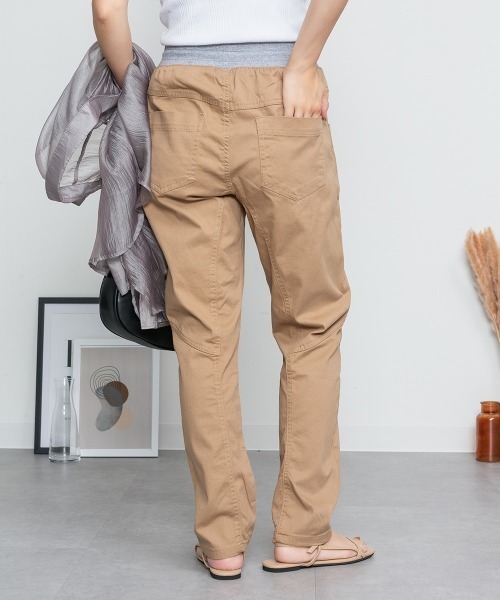 RCD(アールシーディー)の「ウエストリブツイルサルエルパンツ(その他パンツ・レディース・ブラック/ベージュ/カーキ・LL/L/M/4L/3L)」の11枚目の写真
