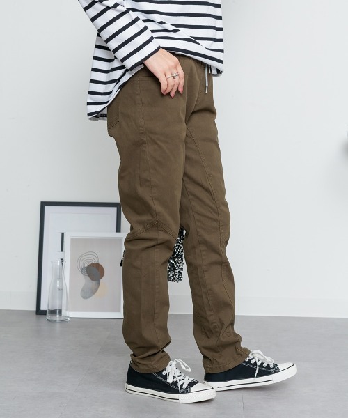 RCD(アールシーディー)の「ウエストリブツイルサルエルパンツ(その他パンツ・レディース・ブラック/ベージュ/カーキ・LL/L/M/4L/3L)」の13枚目の写真