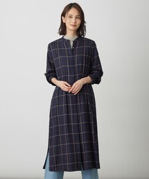 サイロチェック ストライプ ワンピース