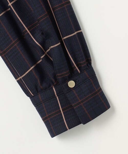 J.PRESS Ladies(J.プレス レディス)の「サイロチェック ストライプ ワンピース(シャツワンピース・レディース・ブラウン系3/ネイビー系3・XS)」の15枚目の写真