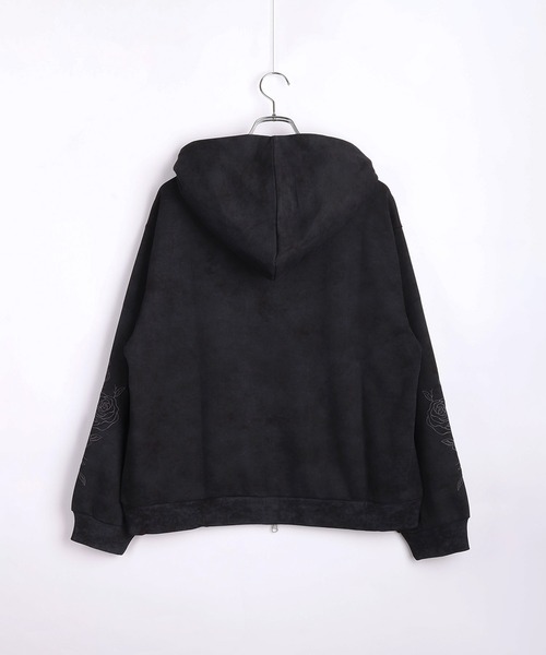 WESTSEA（ウエストシー）の「トライバル薔薇モチーフ フルジップパーカー（パーカー・メンズ・ブラック/ワイン/ブラウン系その他/ブラック系その他/ワイン系/ブラウン・L/M）」の8枚目の写真