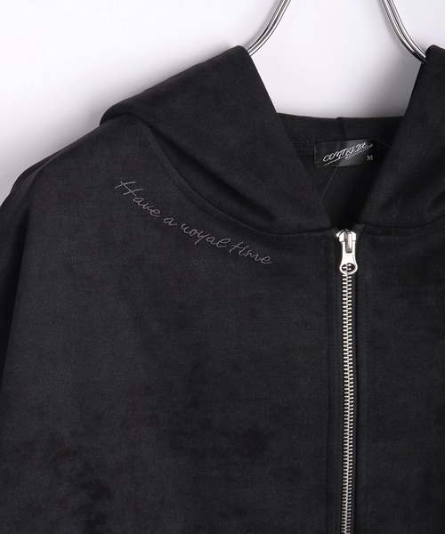 WESTSEA（ウエストシー）の「トライバル薔薇モチーフ フルジップパーカー（パーカー・メンズ・ブラック/ワイン/ブラウン系その他/ブラック系その他/ワイン系/ブラウン・L/M）」の10枚目の写真