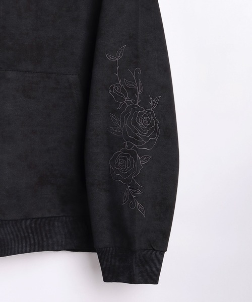 WESTSEA（ウエストシー）の「トライバル薔薇モチーフ フルジップパーカー（パーカー・メンズ・ブラック/ワイン/ブラウン系その他/ブラック系その他/ワイン系/ブラウン・L/M）」の11枚目の写真