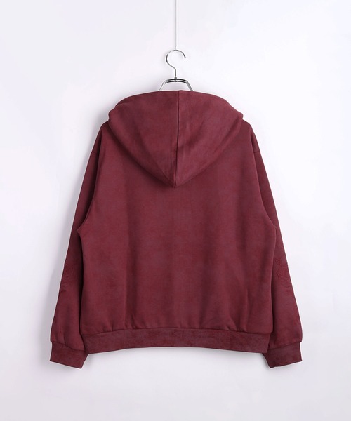 WESTSEA（ウエストシー）の「トライバル薔薇モチーフ フルジップパーカー（パーカー・メンズ・ブラック/ワイン/ブラウン系その他/ブラック系その他/ワイン系/ブラウン・L/M）」の17枚目の写真