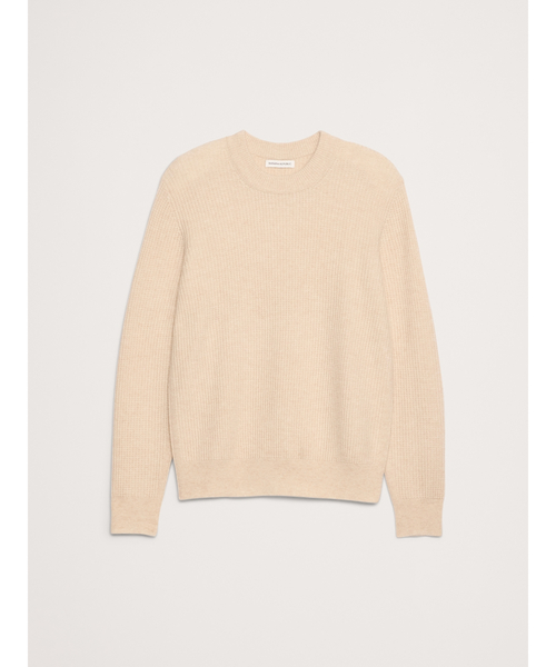 Banana Republic（バナナリパブリック）の「◆イタリアン メリノ カシミヤ ワッフルニット セーター（ニット/セーター・メンズ・グリーン系その他・M/L/S/XL）」の4枚目の写真