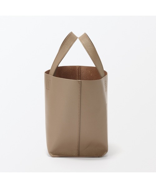 無印良品（ムジルシリョウヒン）の「ヌメ革　ミニトートバッグ（トートバッグ・レディース・ブラック/ブラウン系・FREE）」の13枚目の写真