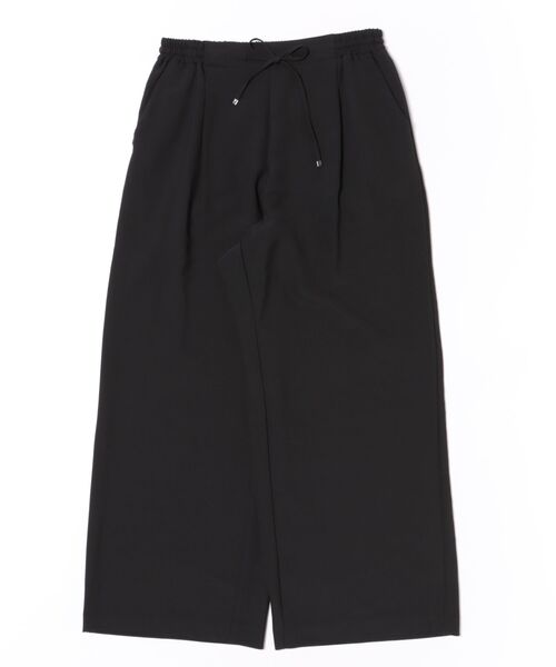 m.f.editorial（エムエフエディトリアル）の「【ストレッチ UVカット イージーケア】m.f.エディトリアル レディース ドライタッチ カルゼ イージーパンツ(セットアップ可能)（スラックス・レディース・ベージュ/ブラック・LARGE/MEDIUM）」の6枚目の写真