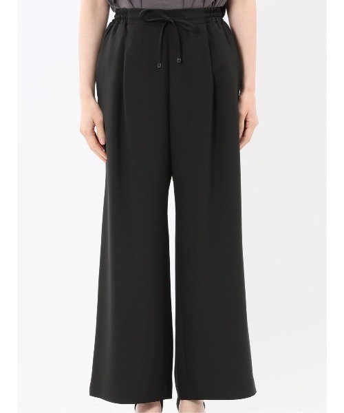 m.f.editorial（エムエフエディトリアル）の「【ストレッチ UVカット イージーケア】m.f.エディトリアル レディース ドライタッチ カルゼ イージーパンツ(セットアップ可能)（スラックス・レディース・ベージュ/ブラック・LARGE/MEDIUM）」の11枚目の写真