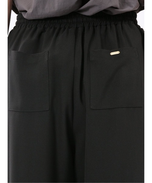 m.f.editorial（エムエフエディトリアル）の「【ストレッチ UVカット イージーケア】m.f.エディトリアル レディース ドライタッチ カルゼ イージーパンツ(セットアップ可能)（スラックス・レディース・ベージュ/ブラック・LARGE/MEDIUM）」の14枚目の写真