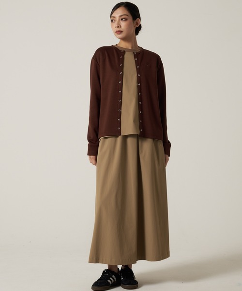 Eddie Bauer(エディーバウアー)の「ボイジャー フレアスカート(スカート・レディース・クリアブラック/カーキ/ベージュ・L/M/S/XL)」の6枚目の写真