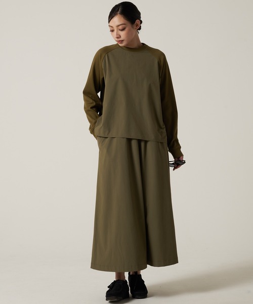 Eddie Bauer(エディーバウアー)の「ボイジャー フレアスカート(スカート・レディース・クリアブラック/カーキ/ベージュ・L/M/S/XL)」の7枚目の写真