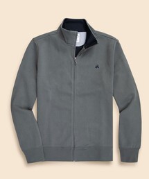 BROOKS BROTHERS（ブルックスブラザーズ）の「コットン／ポリエステル　ピケ　GFロゴ　ダブルフェイスフルジップ（スウェット・メンズ）」