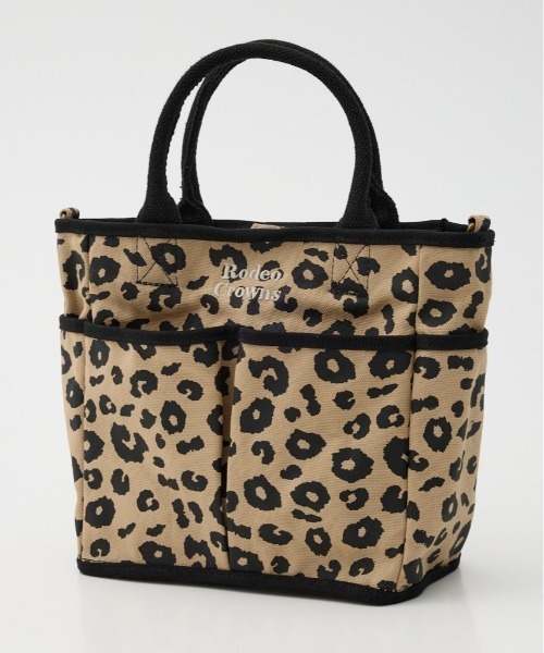 RODEO CROWNS WIDE BOWL（ロデオクラウンズワイドボウル）の「ポケットミドルトート（トートバッグ・レディース・サックスブルー/ブラウン系その他/オフホワイト/ブラック・FREE）」の13枚目の写真