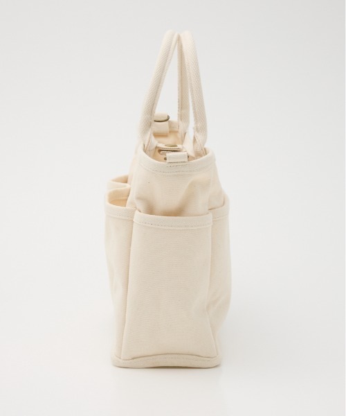 RODEO CROWNS WIDE BOWL（ロデオクラウンズワイドボウル）の「ポケットミドルトート（トートバッグ・レディース・サックスブルー/ブラウン系その他/オフホワイト/ブラック・FREE）」の11枚目の写真