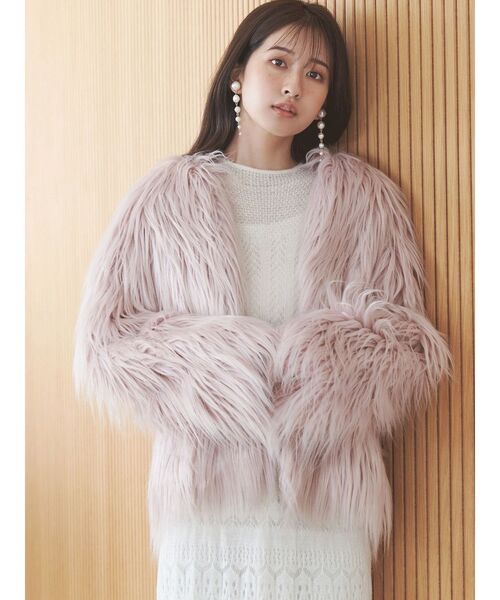 セール】ロングフェイクファーミドルコート（その他アウター