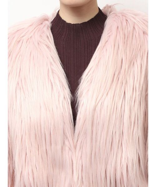 セール】ロングフェイクファーミドルコート（その他アウター