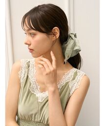gelato pique(ジェラートピケ)の【MUCHA】リリー柄フロッキーシュシュ(シュシュ)