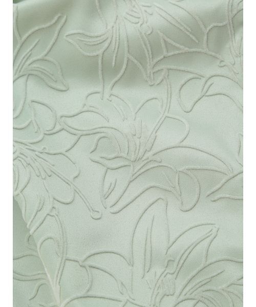 gelato pique(ジェラートピケ)の「【MUCHA】リリー柄フロッキーシュシュ(シュシュ・レディース・グリーン/ブラウン・F)」の8枚目の写真
