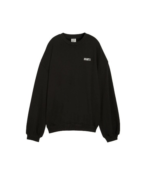 PUMA(プーマ)の「PUMA PUMA x ROSE OVERSIZED CREW TR(プーマ プーマ x ロゼ オーバーサイズド クルー TR)(スウェット・レディース・ブラック系/グレー系・SMALL/MEDIUM/LARGE)」の3枚目の写真