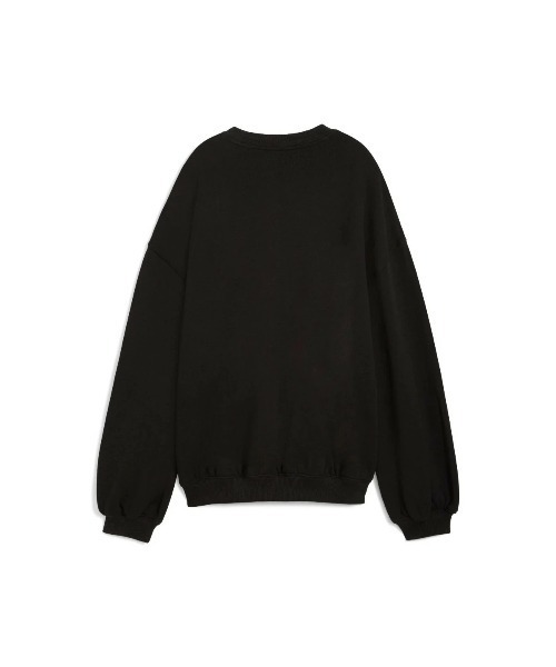 PUMA(プーマ)の「PUMA PUMA x ROSE OVERSIZED CREW TR(プーマ プーマ x ロゼ オーバーサイズド クルー TR)(スウェット・レディース・ブラック系/グレー系・SMALL/MEDIUM/LARGE)」の4枚目の写真