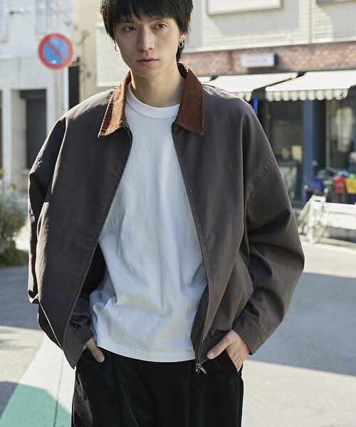 U.S. POLO ASSN.（ユーエスポロアッスン）の「U.S. POLO ASSN./ユーエスポロアッスン 別注 CORDUROY SWINGTOP /コーデュロイカラー スイングトップ(限定展開)（ブルゾン・メンズ・ネイビー/ブラック/チャコールグレー・SMALL/MEDIUM/LARGE）」の5枚目の写真