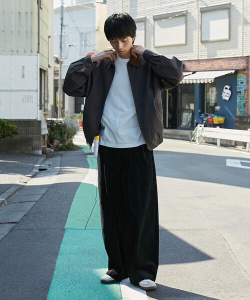 U.S. POLO ASSN.（ユーエスポロアッスン）の「U.S. POLO ASSN./ユーエスポロアッスン 別注 CORDUROY SWINGTOP /コーデュロイカラー スイングトップ(限定展開)（ブルゾン・メンズ・ネイビー/ブラック/チャコールグレー・SMALL/MEDIUM/LARGE）」の12枚目の写真