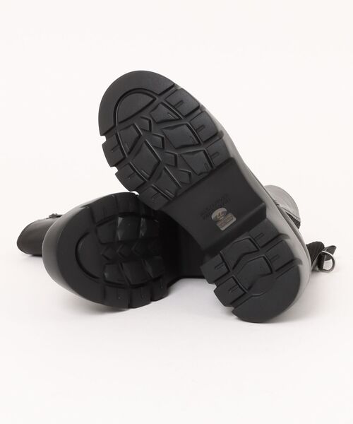 MACKINTOSH PHILOSOPHY（ﾏｯｷﾝﾄｯｼｭ ﾌｨﾛｿﾌｨｰ）の「厚底バックゴアショートブーツ（ブーツ・レディース・ブラック/サンドベージュ・24.5cm/24.0cm/23.5cm/23.0cm/22.5cm/22.0cm）」の4枚目の写真