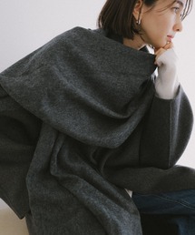 evernavy(エバーネイビー)のカシミヤ大判ストール【100%/内モンゴル産/65×180cm】(ストール/ショール)