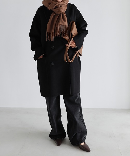 カシミヤ大判ストール【100%/内モンゴル産/65×180cm】（マフラー