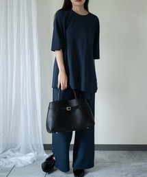 ＆HALF（アンドハーフ）の「ジャガードルーズセットアップ（セットアップ）」