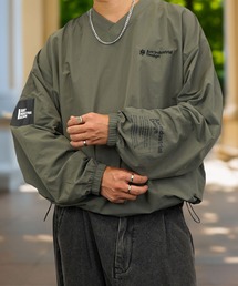 Burner(バーナー)の【GROOVY STORE】ナイロンタスラン バルーン袖 ビッグサイズプルオーバー(その他トップス)