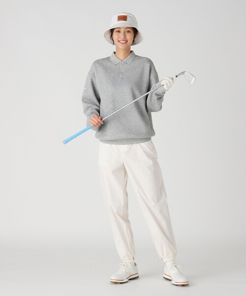 TaylorMade（テーラーメイド）の「【別注】＜TaylorMade×UNITED ARROWS＞ ユニセックス テキスチャード ワイド ジョガーパンツ（その他パンツ・メンズ・グレー系/オフホワイト/ブラック・M/XL/S/L）」の15枚目の写真
