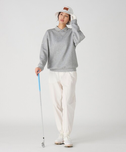 TaylorMade（テーラーメイド）の「【別注】＜TaylorMade×UNITED ARROWS＞ ユニセックス テキスチャード ワイド ジョガーパンツ（その他パンツ・メンズ・グレー系/オフホワイト/ブラック・M/XL/S/L）」の17枚目の写真