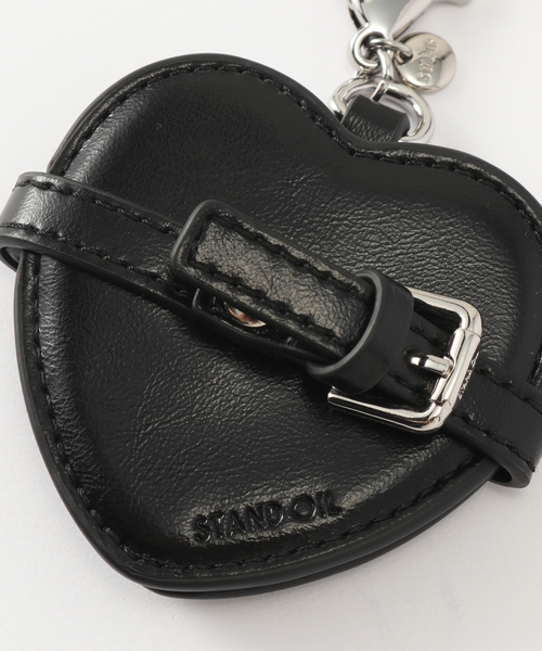 STANDOIL（スタンドオイル）の「STAND OIL BELTED MIRROR KEYRING（その他小物・レディース・キャメル/ブラック/スカイブルー・FREE）」の4枚目の写真