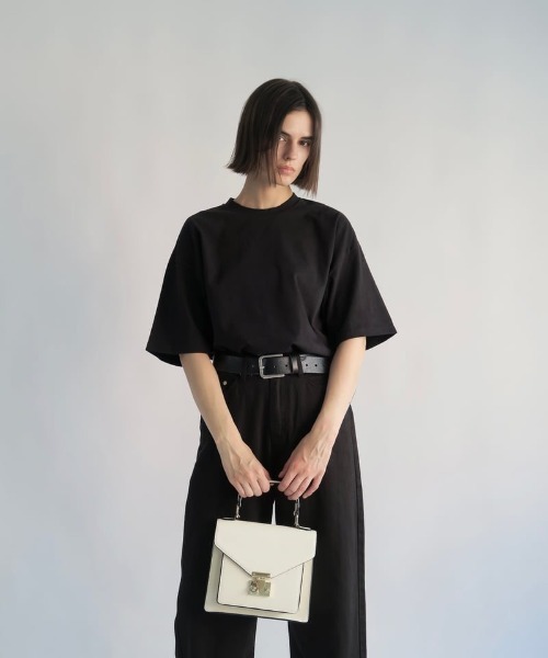 KALENO(カレノ)の「unisex / wide cotton pants(その他パンツ・レディース・ブラック/ホワイト・FREE)」の4枚目の写真
