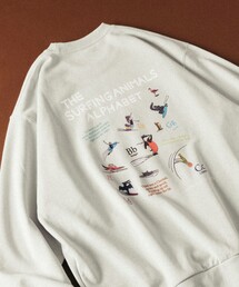 Jonas Claesson（ジョナスクレアッソン）の「JONAS CLAESSON/ジョナス クレアッソン Surfing animals SWT/サーフィンアニマルズ クルーネックスウェット（スウェット）」