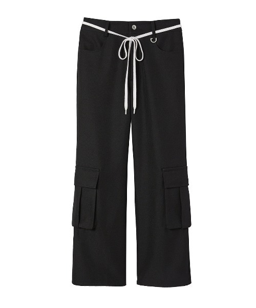 ELCHELE(エルチェレ)の「LOW WAIST CARGO PANTS(カーゴパンツ・レディース・ブラック/オリーブ/パープル・36/38)」の16枚目の写真