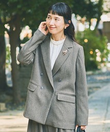 studio CLIP | ヘリンボーンジャケット《オケージョン2025AW》(テーラードジャケット)