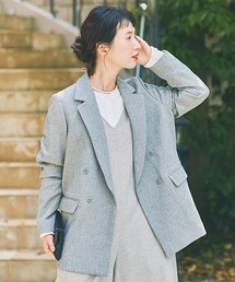 studio CLIP | ヘリンボーンジャケット《オケージョン2025AW》(テーラードジャケット)