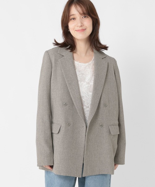 セール】ヘリンボーンジャケット《オケージョン2025AW》（テーラード