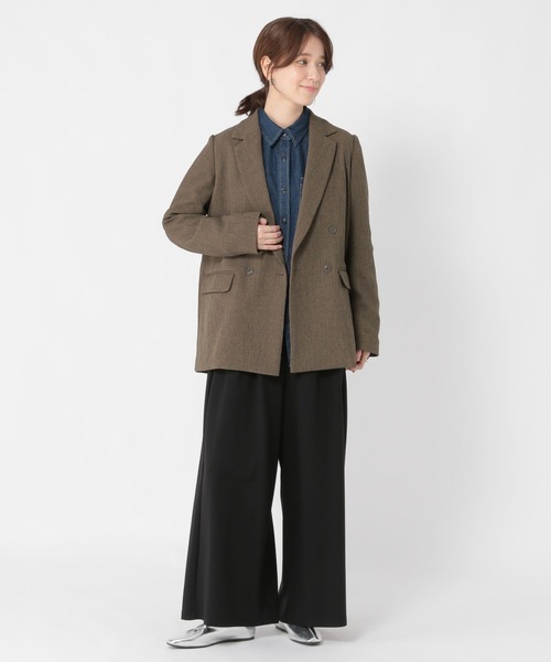 セール】ヘリンボーンジャケット《オケージョン2025AW》（テーラード